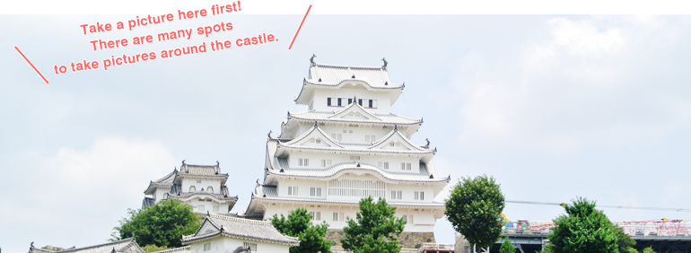 Take a picture here first!There are many spots to take pictures around the castle.